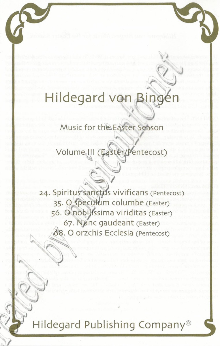 Music for the Easter Season #3: Easter/Pentecost - hier klicken