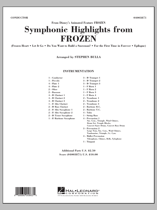 Symphonic Highlights from Frozen - hier klicken