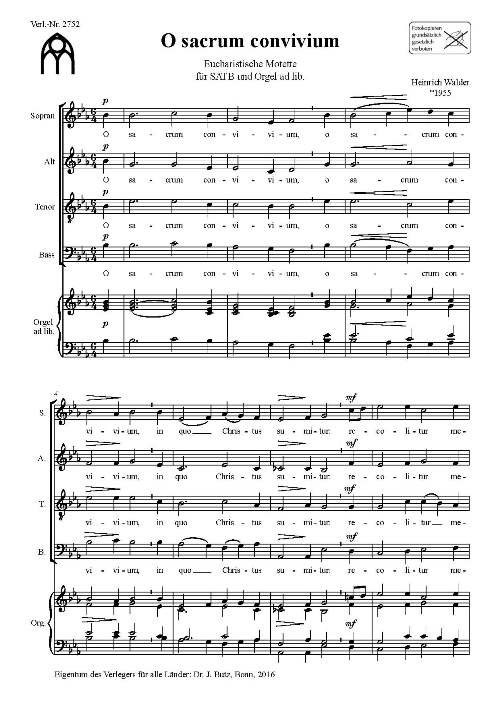 O sacrum convivium - hier klicken