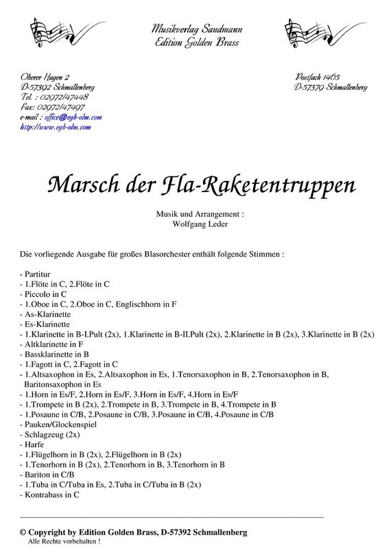 Marsch der Fla-Raketentruppen - hier klicken