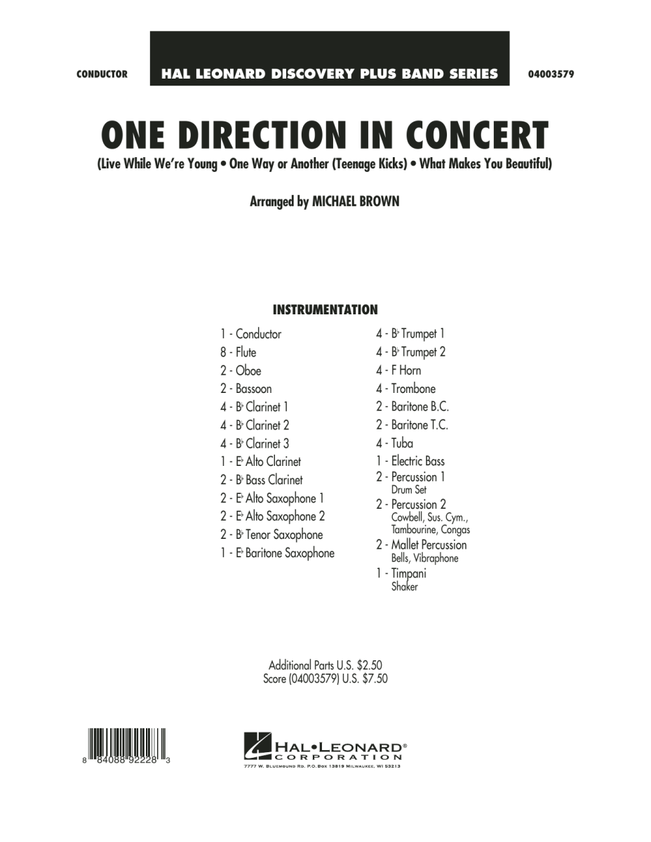 One Direction - In Concert - hier klicken
