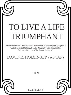 To Live a Life Triumphant - hier klicken