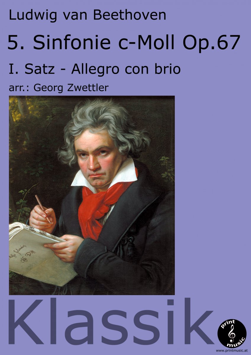 5. Sinfonie (Symphony V) c-Moll - 1. Satz (I-Allegro con brio) - klicken fr greres Bild