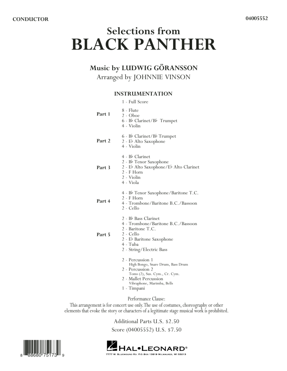 Selections from 'Black Panther' - hier klicken