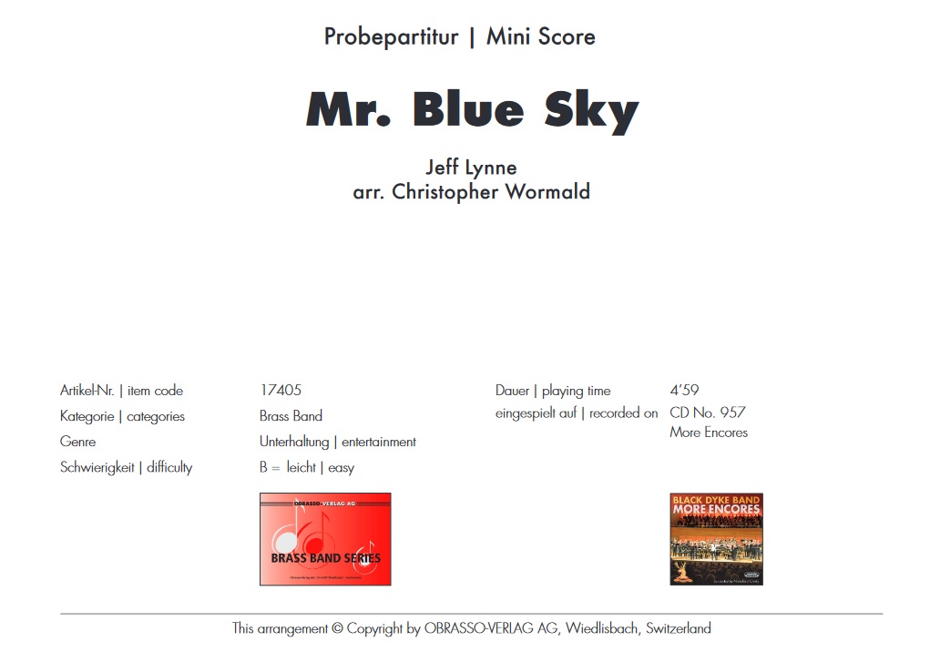 Mr. Blue Sky - hier klicken