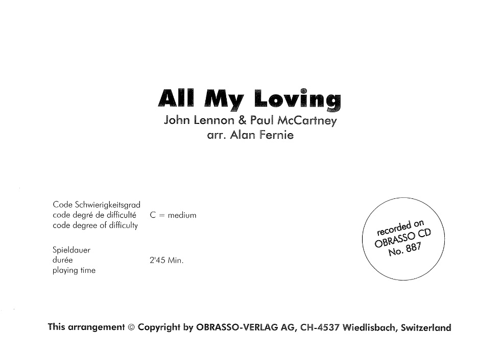 All my loving - hier klicken