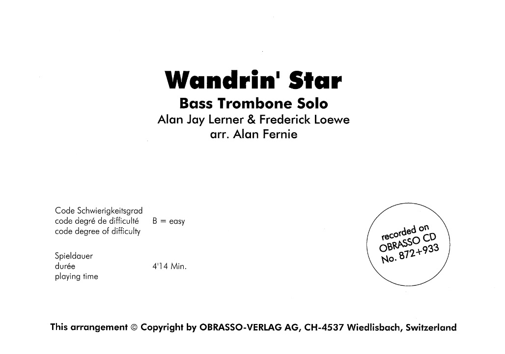 Wandrin' Star - hier klicken