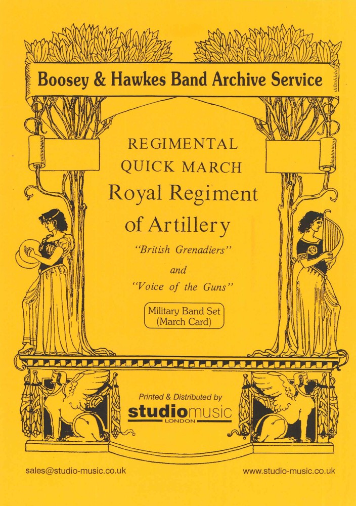 Quick March Royal Artillery Band Set (British Grenadiers and Voice of The Guns) - hier klicken