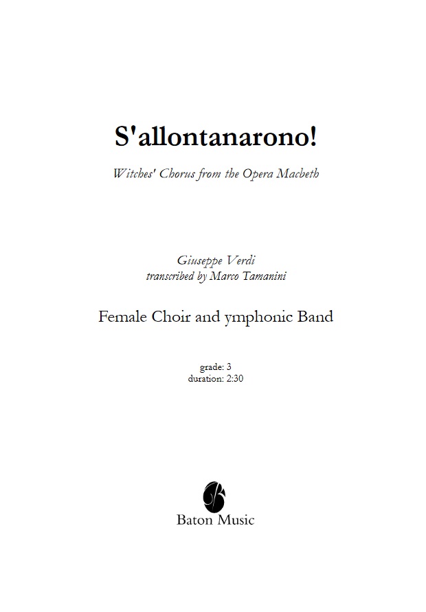 S'allontanarono (Witches' Chorus from the Opera Macbeth) - hier klicken