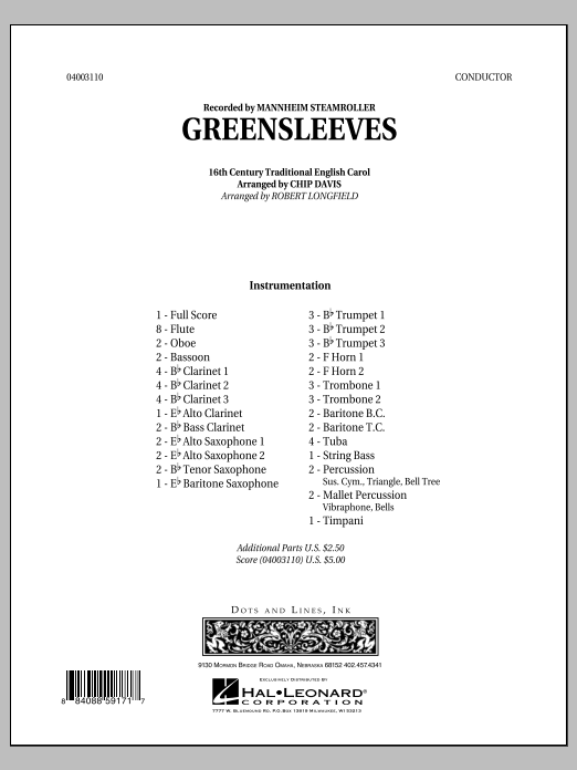 Greensleeves - hier klicken