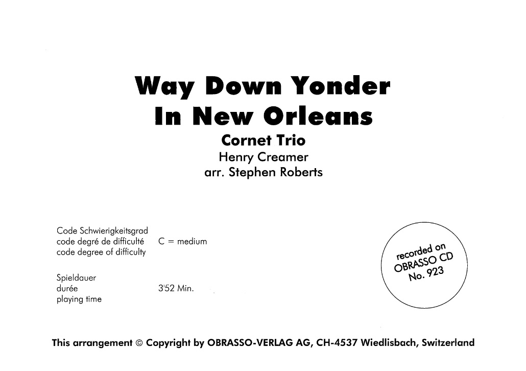 Way Down Yonder In New Orleans - hier klicken