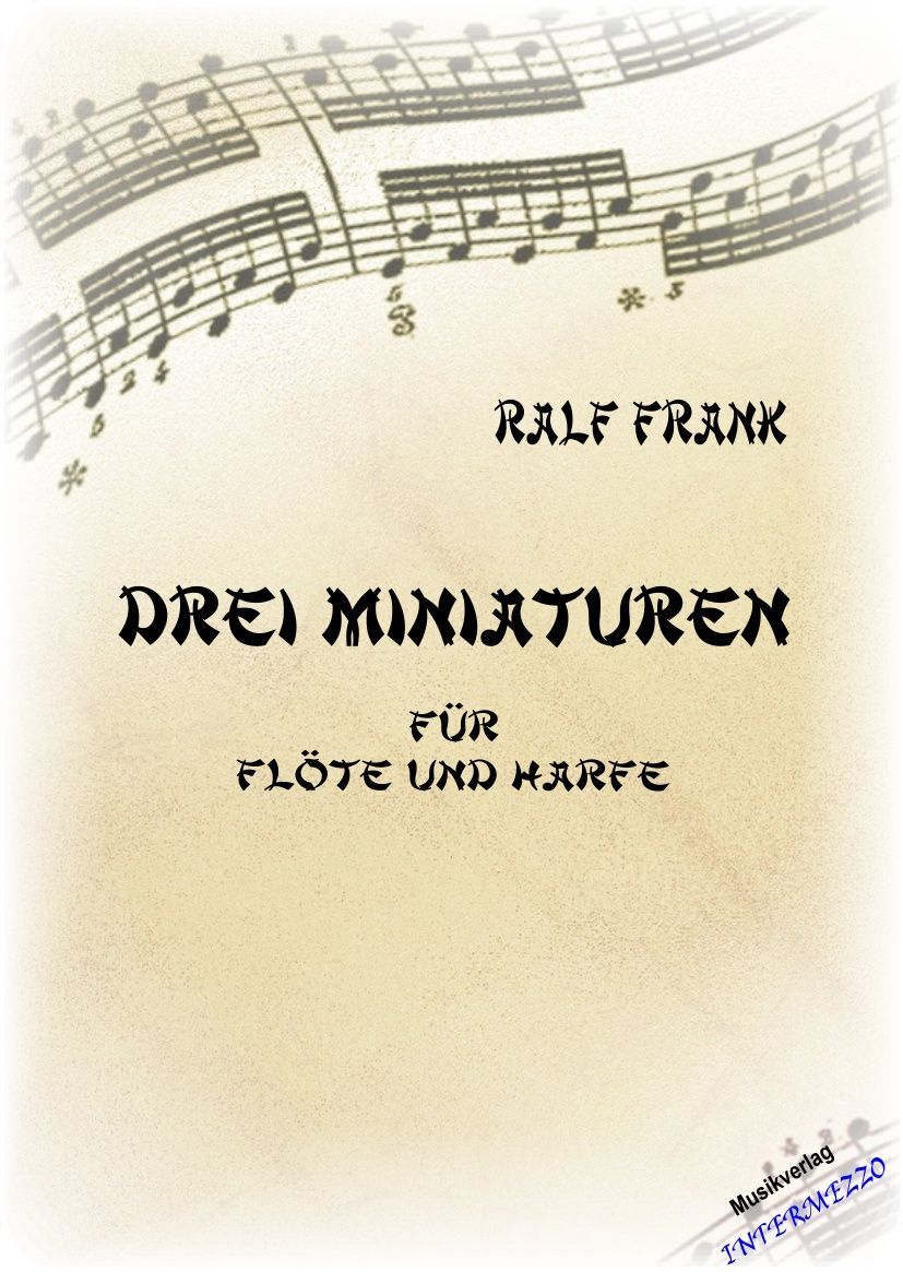 3 Miniaturen für Flöte und Harfe (Drei) - klicken für größeres Bild