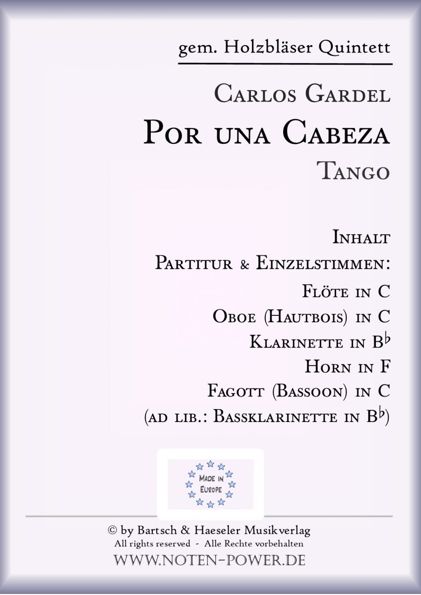 Por una Cabeza - hier klicken