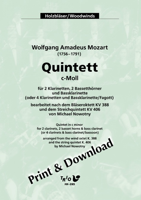 Quintett c-moll - hier klicken Quintett c-moll - hier klicken