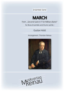 March from "Second Suite in F for Military Band" - hier klicken