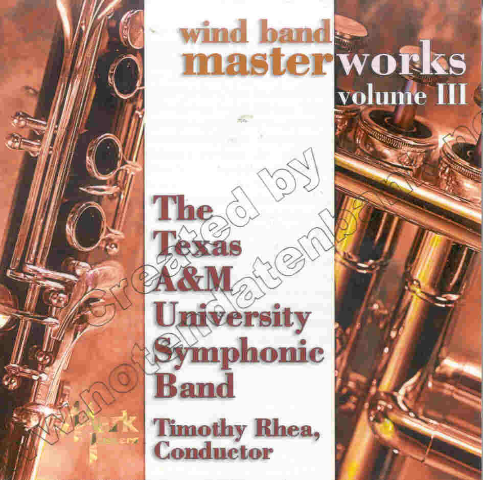 Wind Band Masterworks #3 - hier klicken