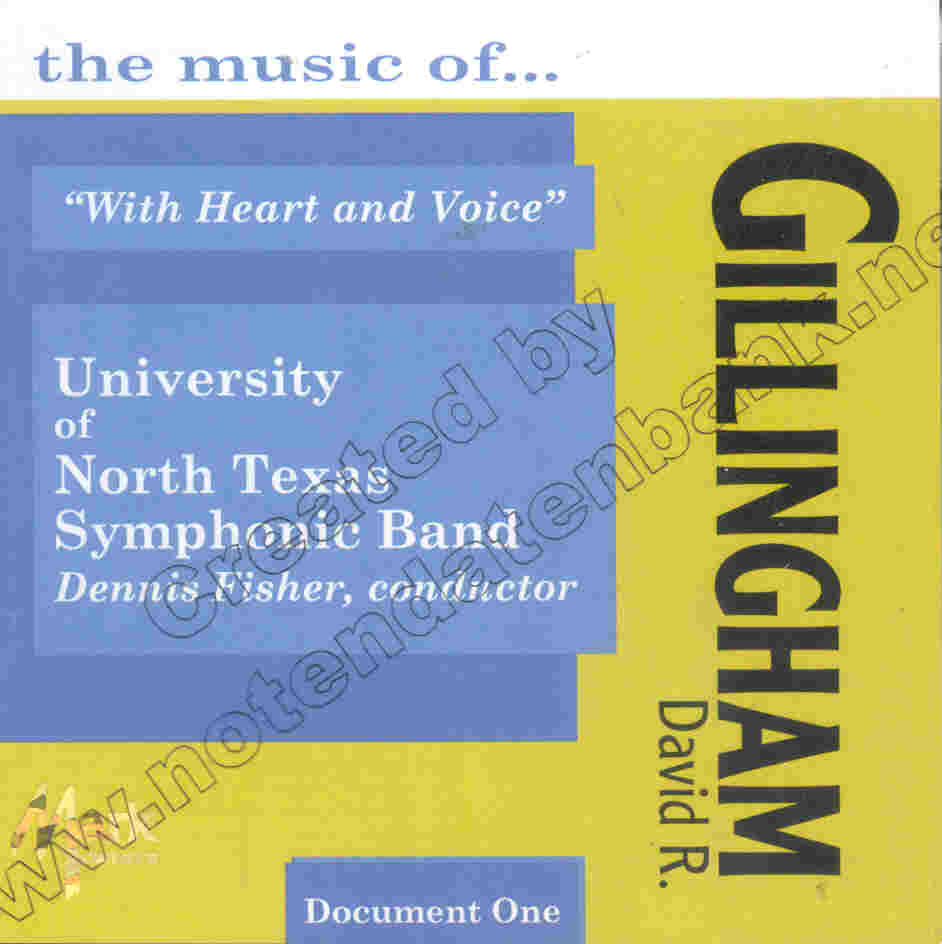 With Heart and Voice: the music of David R. Gillingham - hier klicken