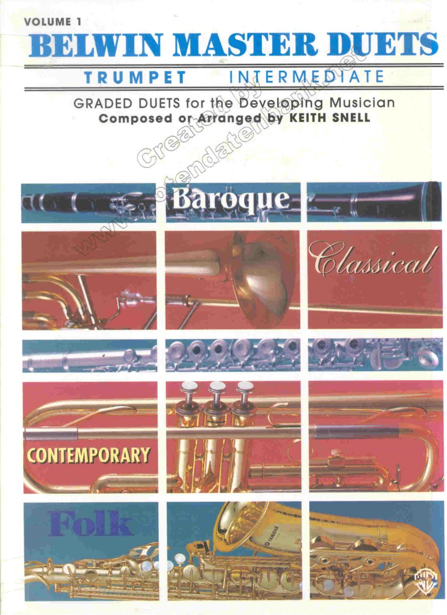 Belwin Master Duets Trumpet Intermediate #1 - hier klicken Belwin Master Duets Trumpet Intermediate #1 - hier klicken