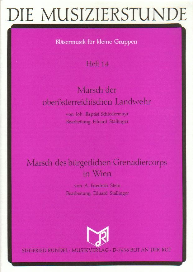 Marsch der Ober�strreichischen Landwehr - hier klicken