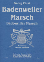 Badenweiler Marsch (Badonviller Marsch) - klicken für größeres Bild