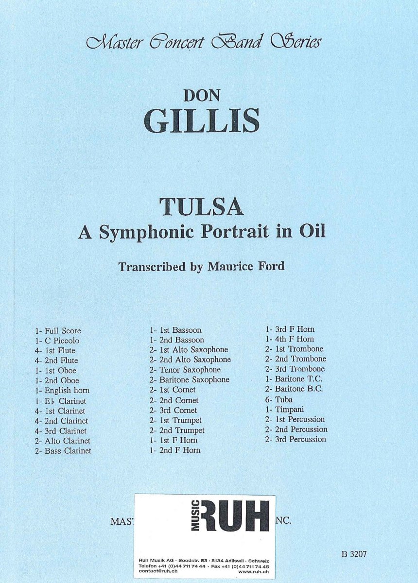 Tulsa - a Symphonic Portrait in Oil - klicken für größeres Bild