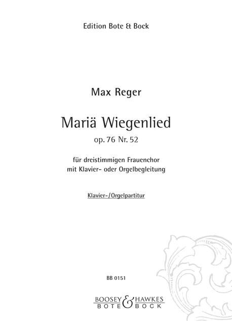 Mari� Wiegenlied (F�r kirchlichen Gebrauch: Der Hirten Lied am Krippelein) - hier klicken