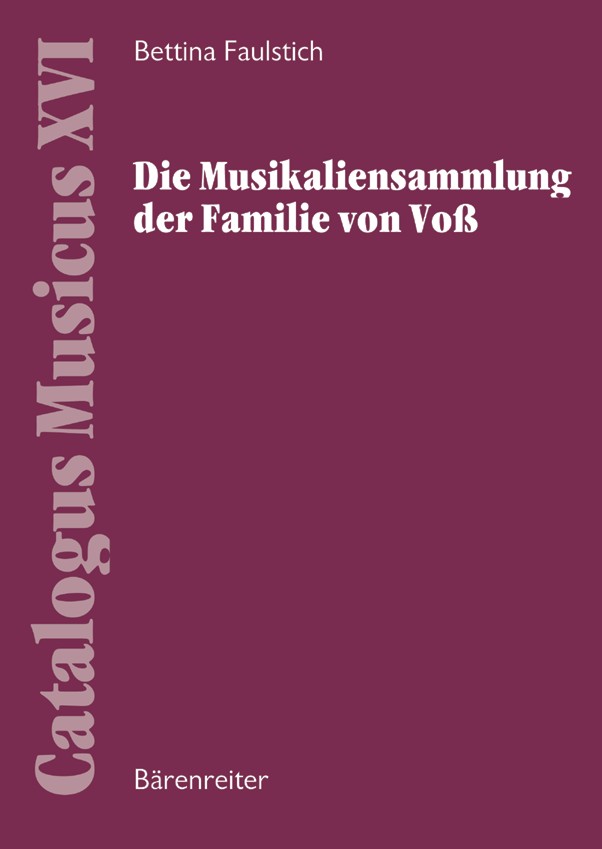Die Musikaliensammlung der Familie von Voss - hier klicken