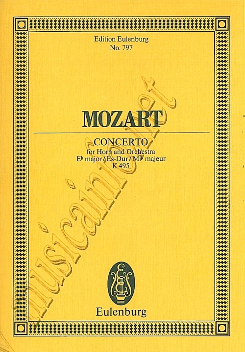 Concerto for Horn and Orchestra #4 Es-Dur - hier klicken